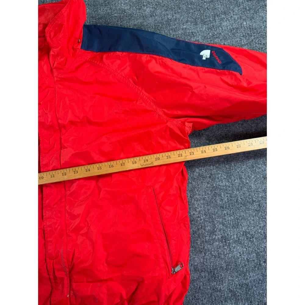 Vintage The North Face Extreme Windbreaker Mens XL Red Navy Blue Colorblock‎ USA